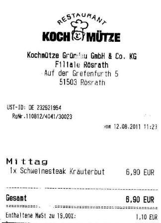 dgbh Hffner Kochmtze Restaurant